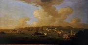 Monamy, Peter British fleet advances on Germany oil painting artist
